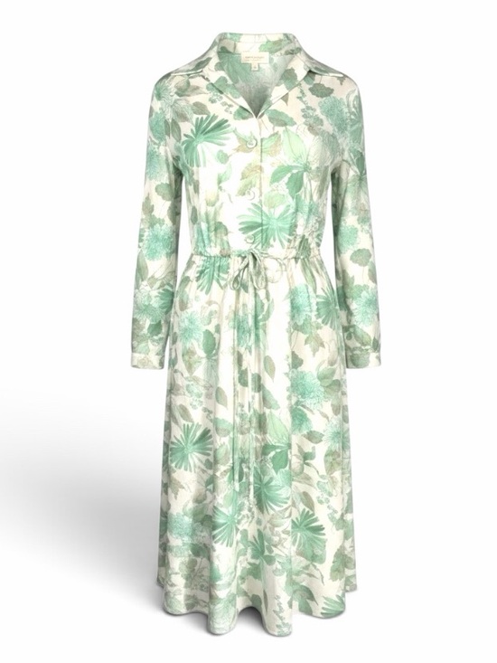 Malouf Dresses & Skirts - Vintage 1970s Malouf of Dallas Floral Shirtwaist Midi Dress 13/14